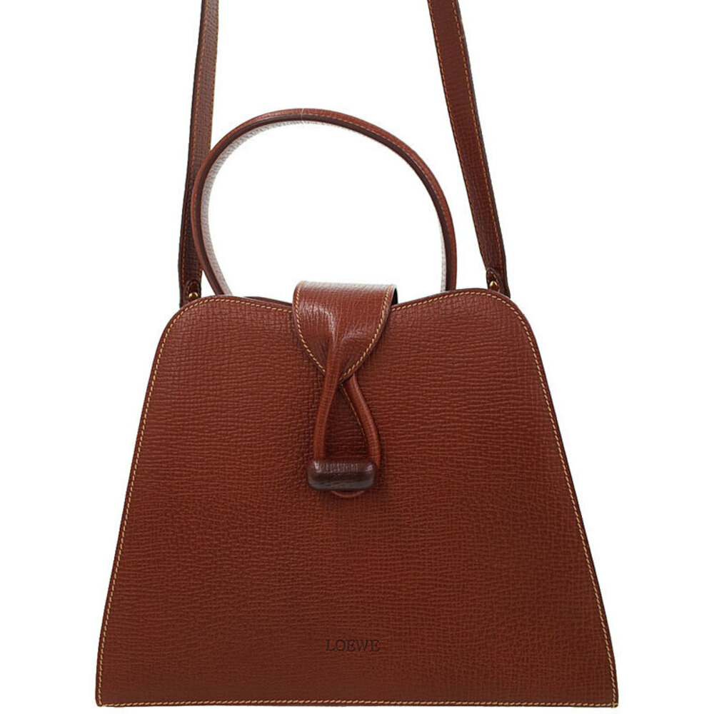 Loewe Senda Leather shoulder bag